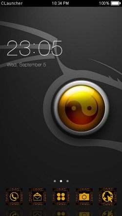 Yin Yang CLauncher Android Theme Image 1