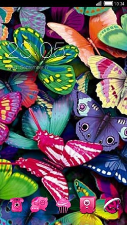 Butterflies CLauncher Android Theme Image 1