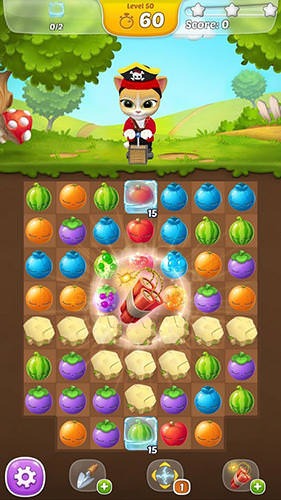 Emma The Cat: Fruit Mania Android Game Image 1