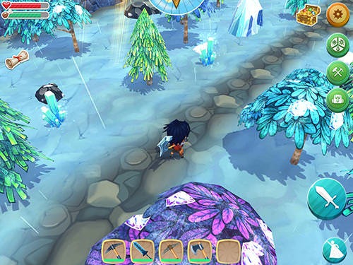 Chibi Survivor: Weather Lord. Survival Island Series Android Game Image 1