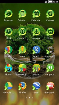 Little Garden CLauncher Android Theme Image 2