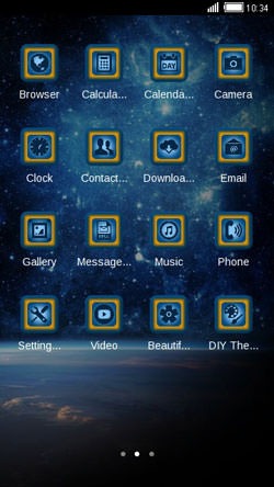Glitter CLauncher Android Theme Image 2
