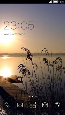 Sunrise CLauncher Android Theme Image 1