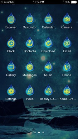 Shinning Stars CLauncher Android Theme Image 2
