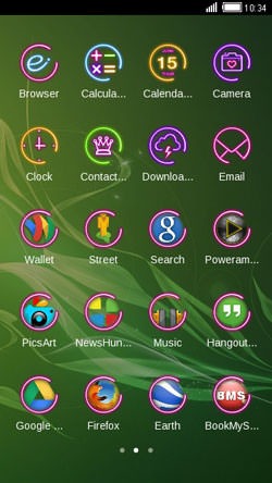 Green CLauncher Android Theme Image 2