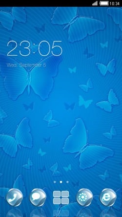 Butterflies CLauncher Android Theme Image 1