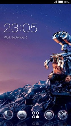 Wall-E CLauncher Android Theme Image 1
