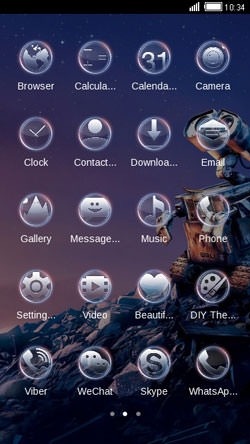 Wall-E CLauncher Android Theme Image 2
