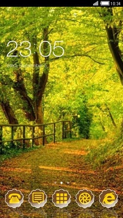 Garden CLauncher Android Theme Image 1