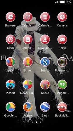 MJ CLauncher Android Theme Image 2