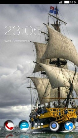 Ship CLauncher Android Theme Image 1