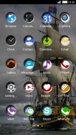 Ship CLauncher Android Theme Image 2