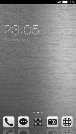 Metal CLauncher Android Theme Image 1