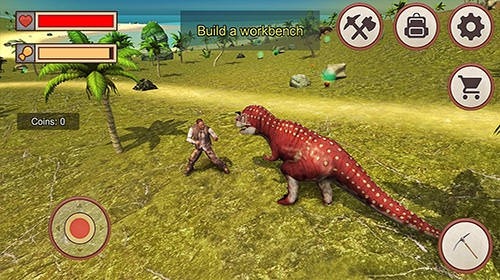 Jurassic Dino Island Survival 3D Android Game Image 1