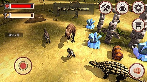 Jurassic Dino Island Survival 3D Android Game Image 2