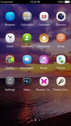 Sky CLauncher Android Theme Image 2