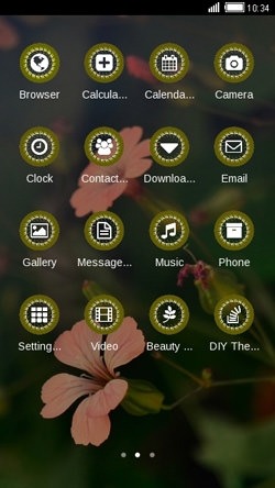 Flowers CLauncher Android Theme Image 2