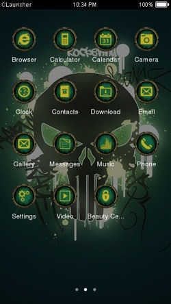 Punisher CLauncher Android Theme Image 2