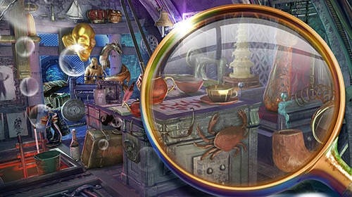 Hidden Objects: Submarine Monster. Seek And Find Android Game Image 2