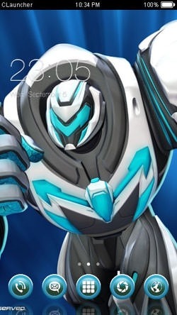 Max Steel CLauncher Android Theme Image 1