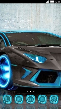 Hot Wheels CLauncher Android Theme Image 1