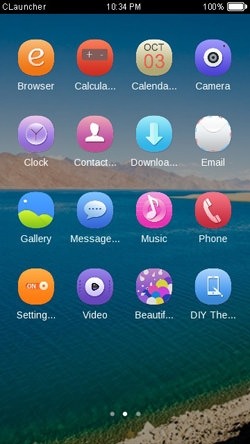 Sea CLauncher Android Theme Image 2
