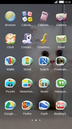 Kitten CLauncher Android Theme Image 2
