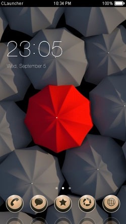 Umbrella CLauncher Android Theme Image 1