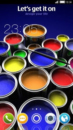 Paint CLauncher Android Theme Image 1