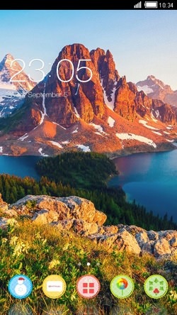 Mountains CLauncher Android Theme Image 1