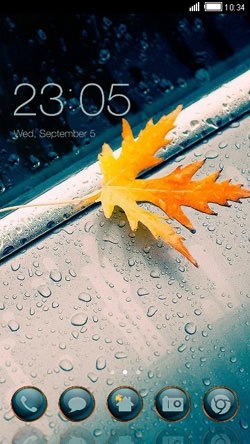 Leaf CLauncher Android Theme Image 1