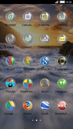 Sunrise CLauncher Android Theme Image 2