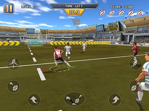 Rugby: Hard Runner Android Game Image 1