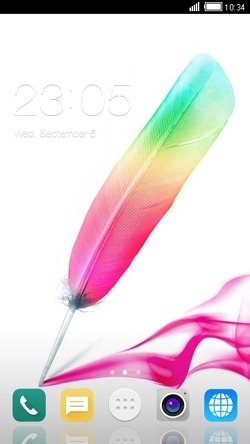 Feather CLauncher Android Theme Image 1