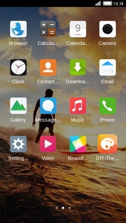 Surfer CLauncher Android Theme Image 2