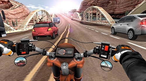 Moto Rider In Traffic Android Game Image 1