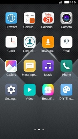 Black CLauncher Android Theme Image 2
