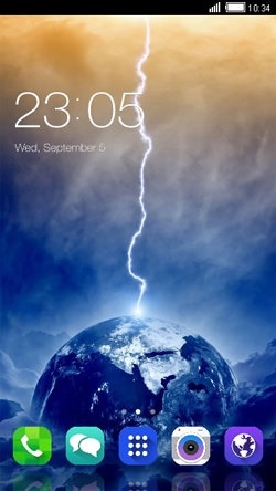 Lightning CLauncher Android Theme Image 1
