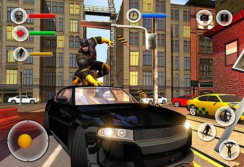Super Panther Flying Hero City Survival Android Game Image 1