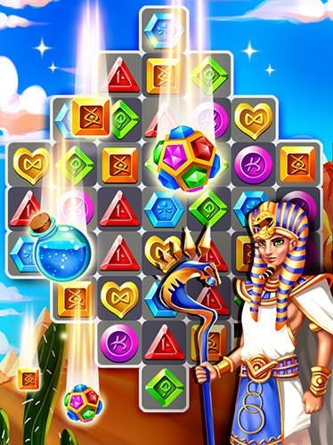 Pharaoh Jewels Crush Android Game Image 2