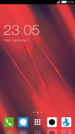 Red CLauncher Android Theme Image 1