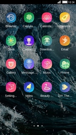 Wave CLauncher Android Theme Image 2