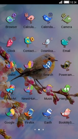 Finch CLauncher Android Theme Image 2