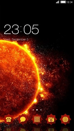 Sun CLauncher Android Theme Image 1