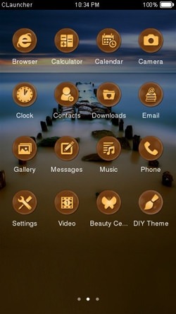 Beach CLauncher Android Theme Image 2