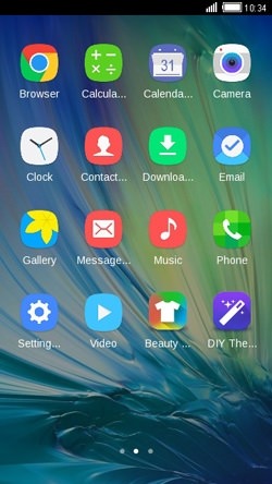 Galaxy J2 Pro CLauncher Android Theme Image 2