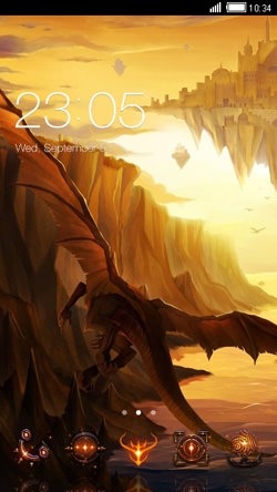 Dragon CLauncher Android Theme Image 1