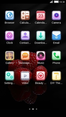Raspberry CLauncher Android Theme Image 2
