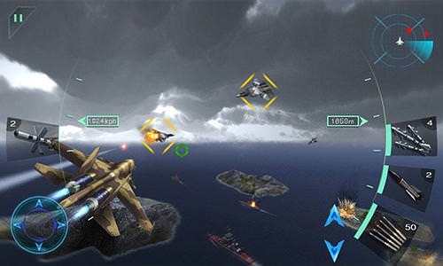 Sky Fighters 3D Android Game Image 1