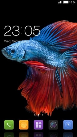 Fish CLauncher Android Theme Image 1